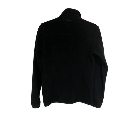 Women’s Eddie Bauer Full Zip Black Fleece Jacket - Picture 2 of 5